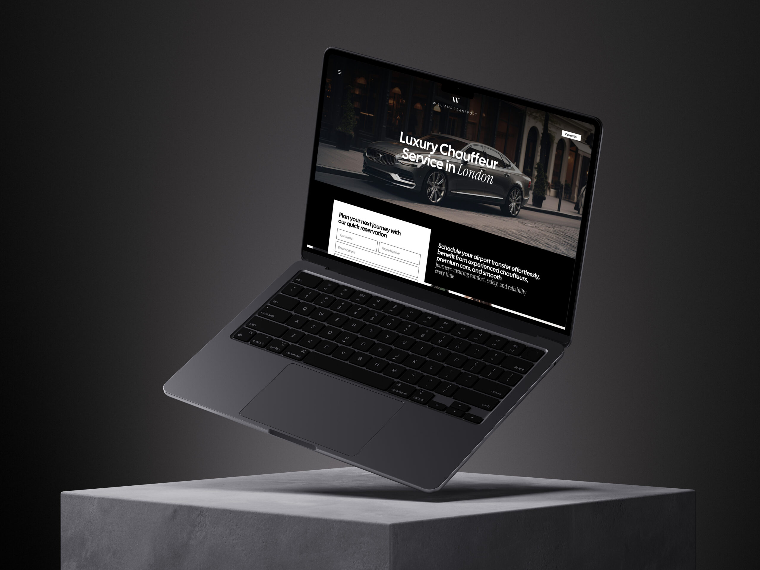 Luxury Chauffeur Web Design